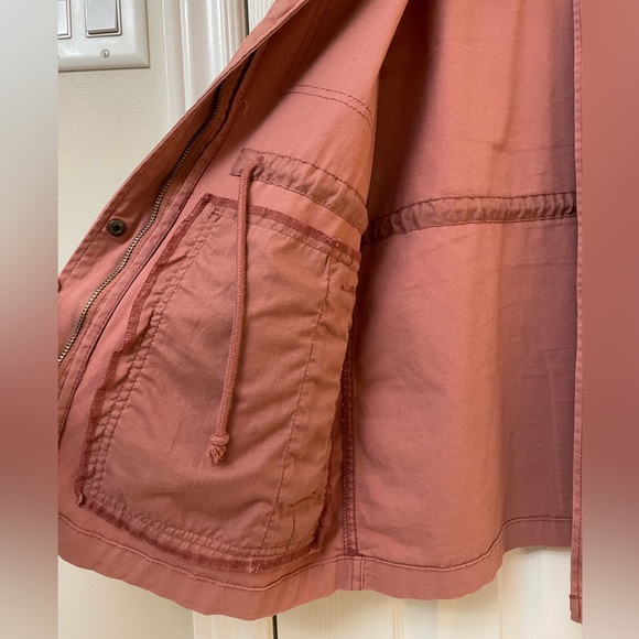 Old Navy Terracotta Coloured Military-Style Cargo Jacket - Picture 4 of 9